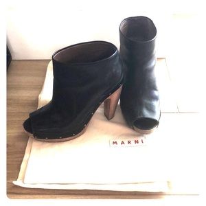 Marni Peep toe booties